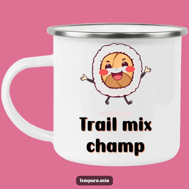 Funny Sushi Roll Dance Camping Mug: Adventure Fuel with a Smile