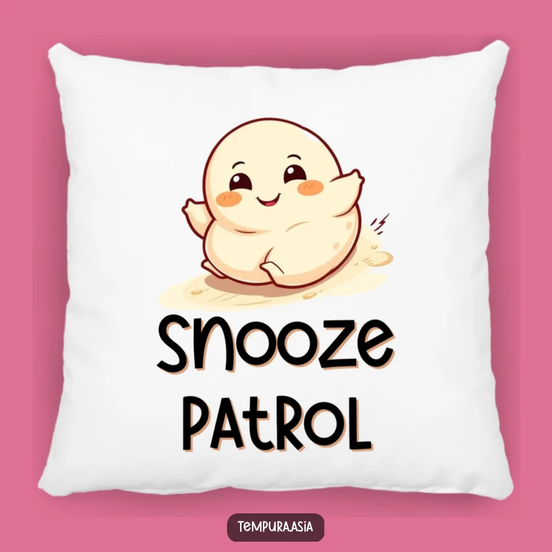 Funny Dumpling Roll Pillow: Comfy Cuddles with a Grinning Friend