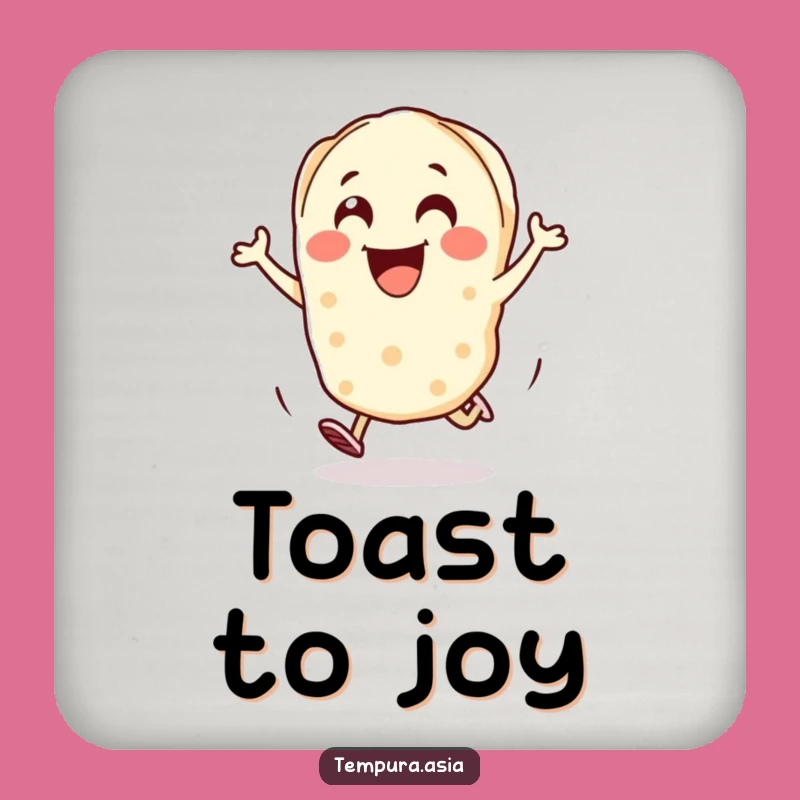 Funny Gyoza Hop Coasters: Protect Surfaces with Playful Charm