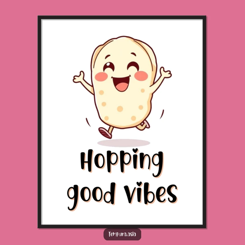 Funny Gyoza Hop Poster: Add a Splash of Joy to Your Walls