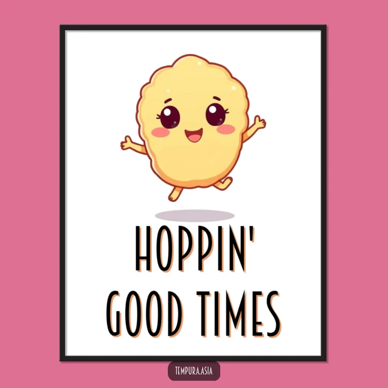 Funny Tempura Hop Poster: Add a Splash of Joy to Your Walls