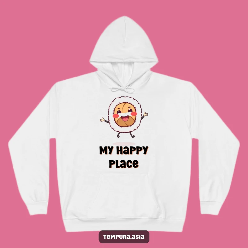 Cozy Funny Sushi Roll Dance Hoodie: Warmth and Laughter Guaranteed