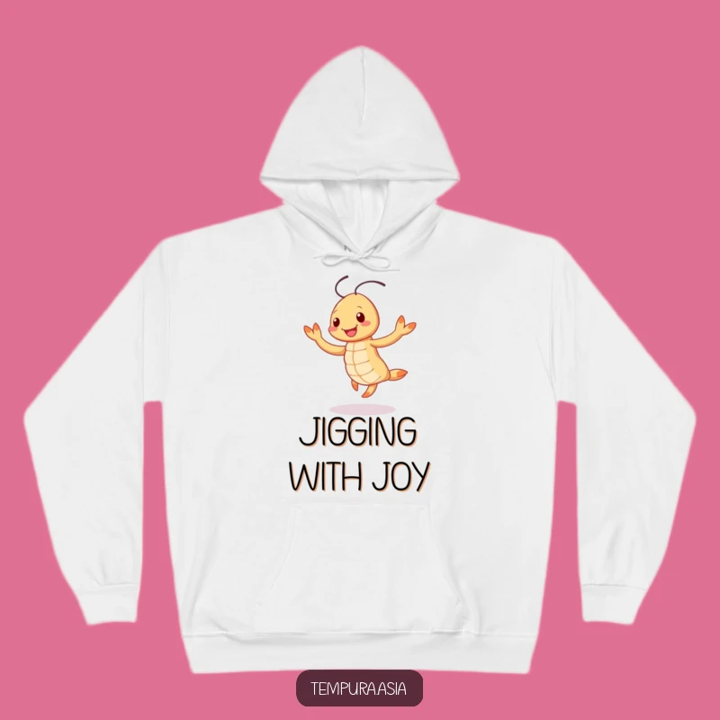 Funny Tempura Shrimp Jig Hoodie - Cozy & Cheerful Dancer Wear