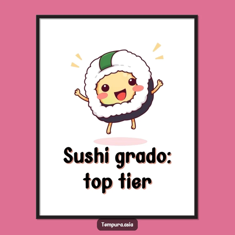 Free Printable Sushi Wall Art: Funny Downloadable Decor for Kitchen Lovers!