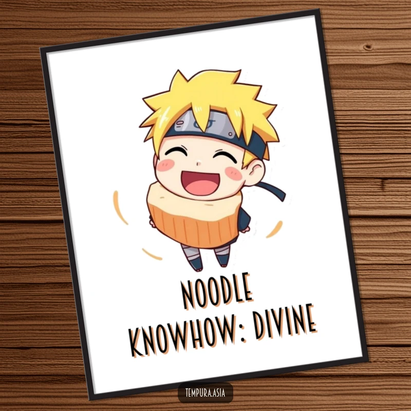 Funny Free Printable Wall Art featuring a grinning narutomaki slice spinning with pure joy, perfect quirky decor.