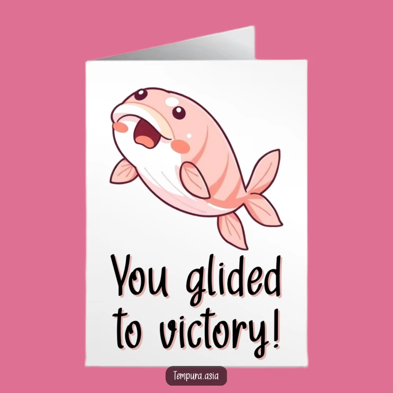 Free Printable Unagi Congratulations Card: Heavenly Downloadable Gift for Achievements!