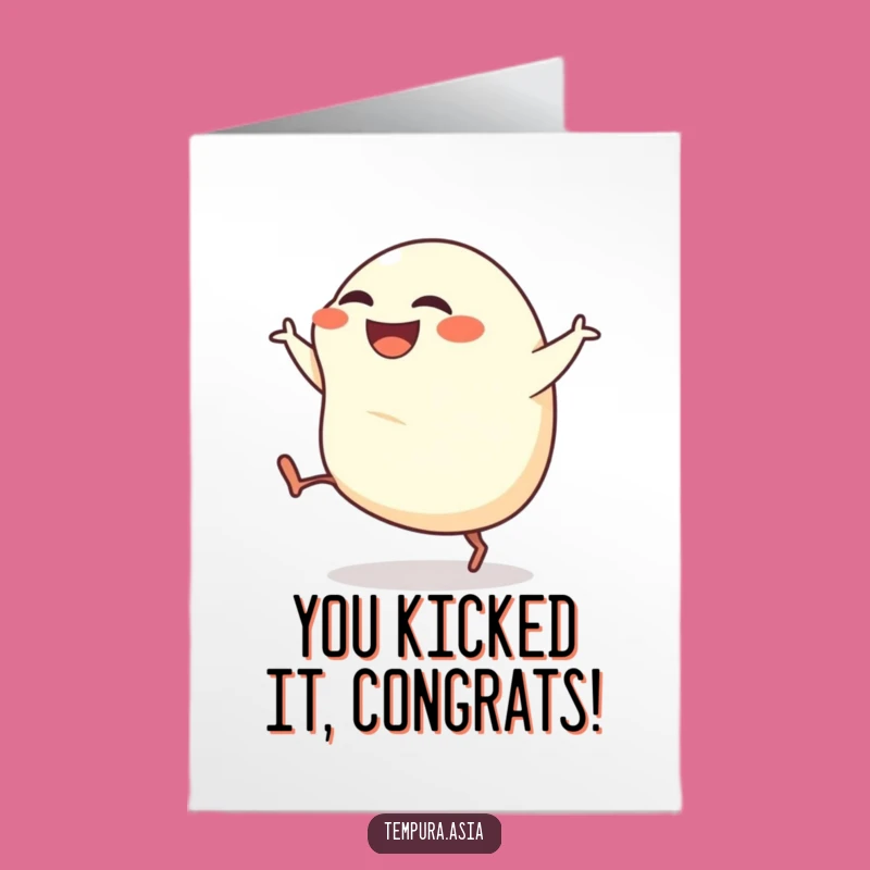 Free Printable Gyoza Congratulations Card: Dynamic Downloadable Gift for Victories!