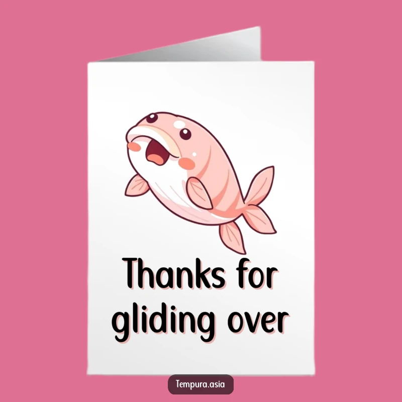 Free Printable Unagi Thank You Card: Smooth Downloadable Gift for Gratitude!