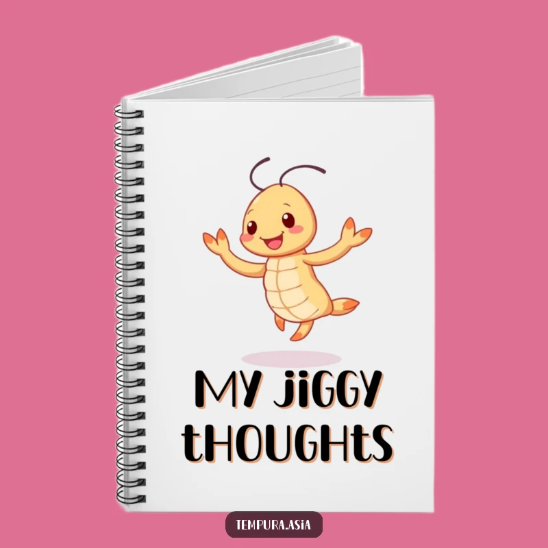 Funny Tempura Shrimp Jig Notebook - Jot Down Happy Moves