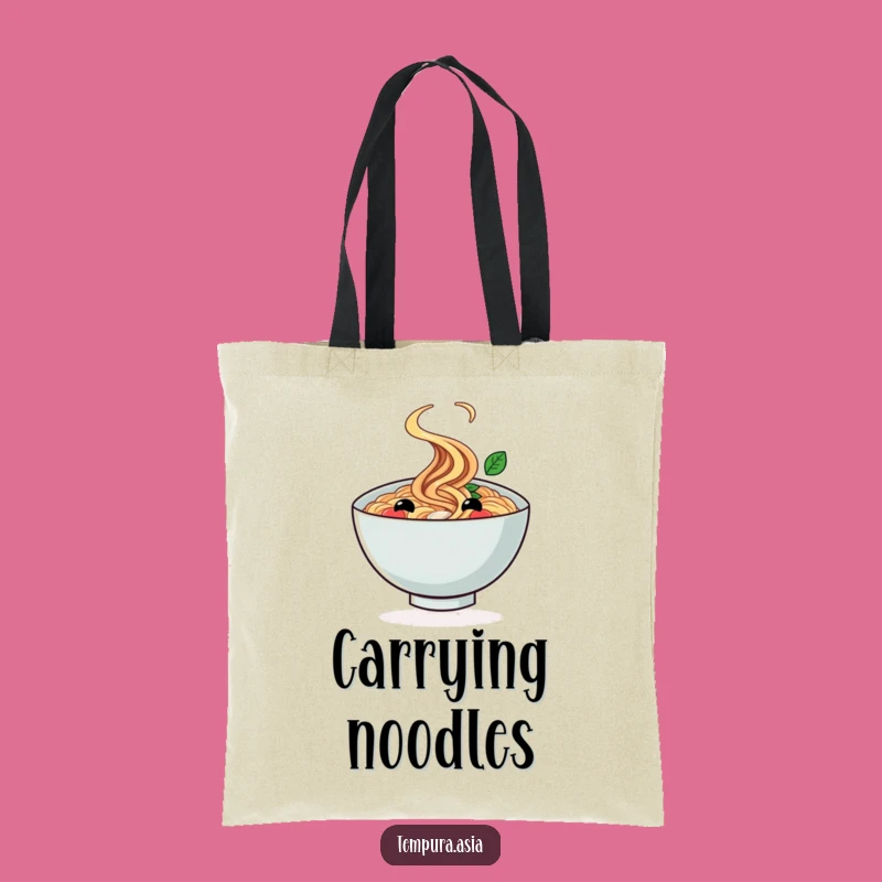 Funny Ramen Twirl Tote Bag: Carry Your Essentials with Flair