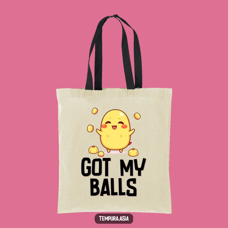 Funny Tamagoyaki Giggling Tote Bag - Carry Your Fun & Food