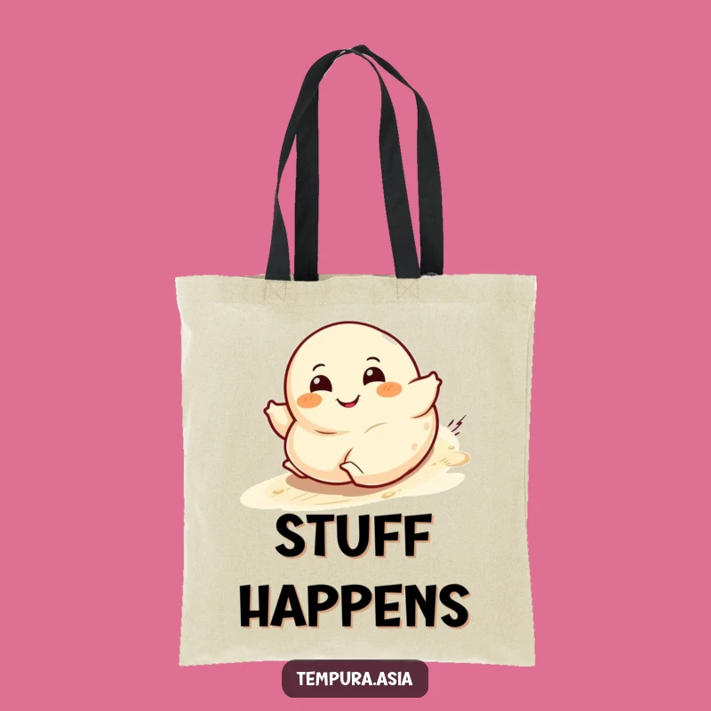 Funny Dumpling Roll Tote Bag: Carry Your Goods with a Grin